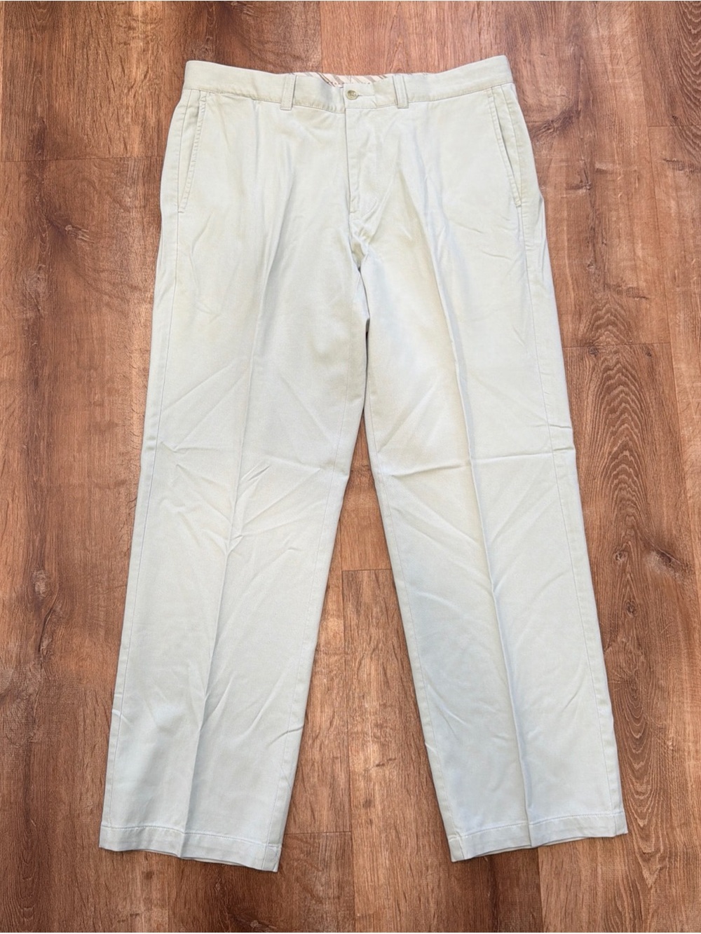 Tommy Bahama Boracay Chino Pants Mens 34x30 Flat Front Khaki Beige Casual